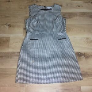 Liz Claiborne Sleeveless Houndstooth Dress